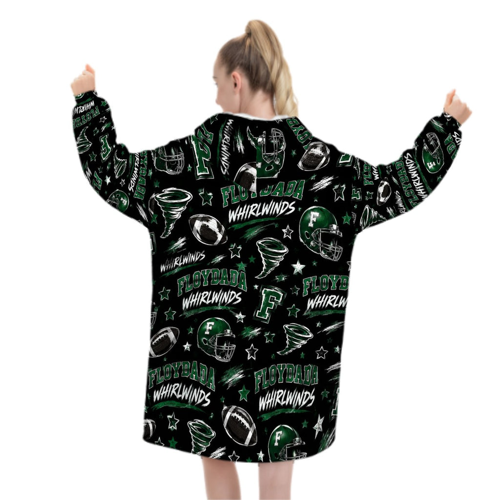 Whirlwind Hooded Blanket