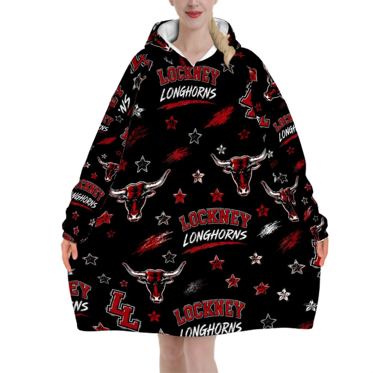 Longhorn Adult Hooded Blanket